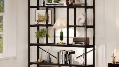 Our Take on the LVB 6-Tier Black Bookshelf: Style Meets Storage