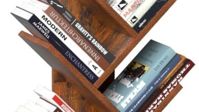 How Our 8-Tier Tree Bookshelf Transformed Our Small Spaces