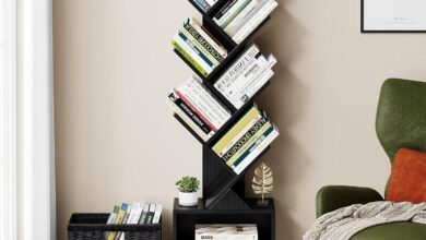 How We Organized Our Space with Vagusicc’s Tree Bookshelf