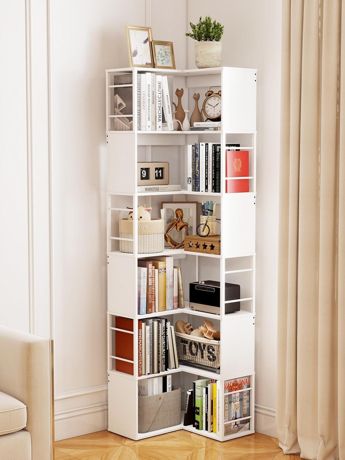 Maximizing Space with Our 7-Tier Corner Bookshelf Review