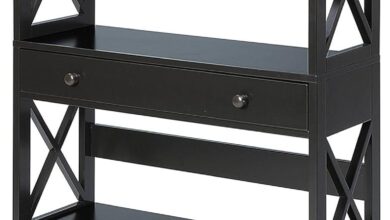 How We Organized Our Space with the Oxford 5-Tier Bookcase