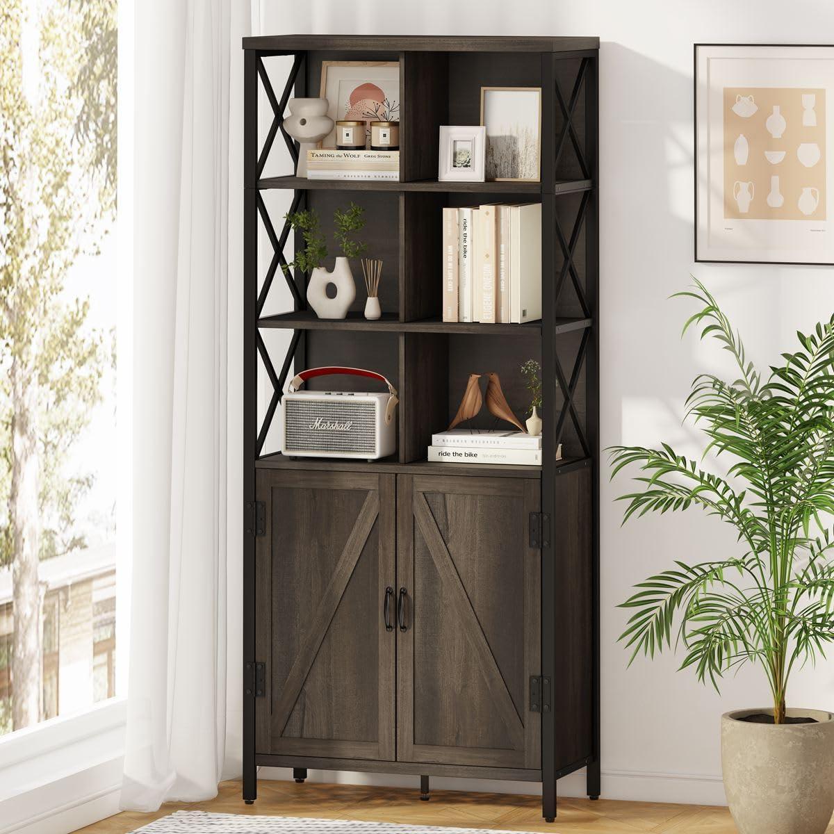 Why We Recommend the FATORRI Industrial Tall Bookshelf for Any Space