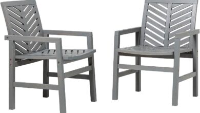 Our Take on Walker Edison’s Stylish and Sturdy Outdoor Chair Set