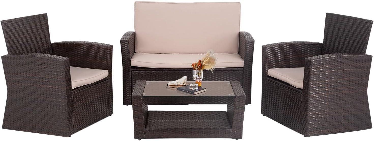 How We Enjoyed the Sturdy & Stylish 4-Piece Patio Set