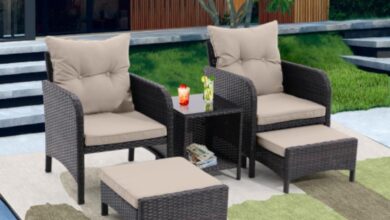 Our Honest Take on the 5-Piece Khaki Patio Set for Outdoor Living