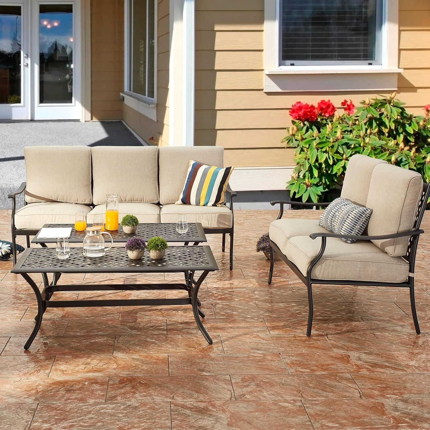Our Honest Take on the 4-Piece Patio Set: Comfort Meets Style