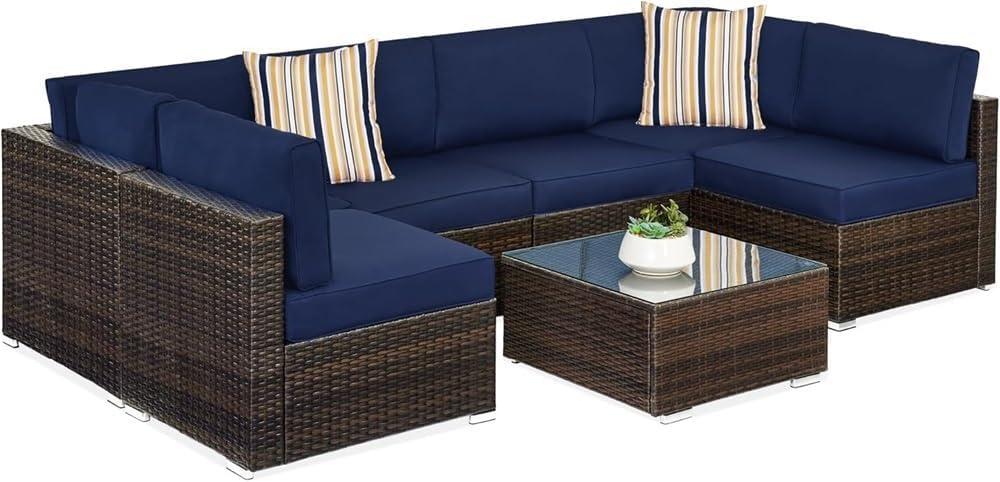 Relaxing Together: Our Take on the 7-Piece Rattan Patio Set