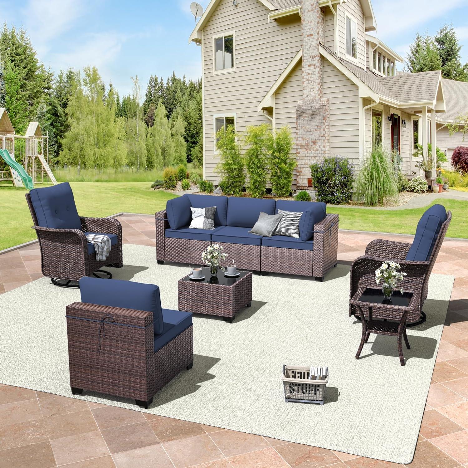 Our Take on the Knnbxa 8-Piece Patio Set: Comfort Meets Style