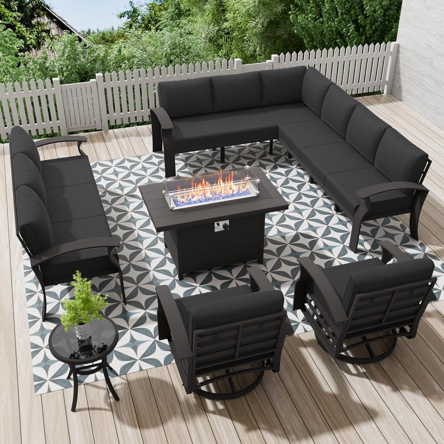 Our Honest Take on the RTDTD Aluminum Patio Set with Fire Pit
