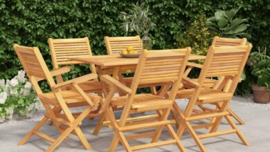 How We Transformed Our Patio with This Teak Garden Set