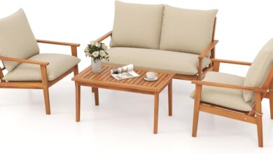 Our Honest Take on the Tangkula 4-Piece Patio Set Comfort and Style