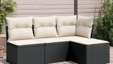 Our Take on the Black PE Rattan Garden Sofa Set: Stylish & Practical