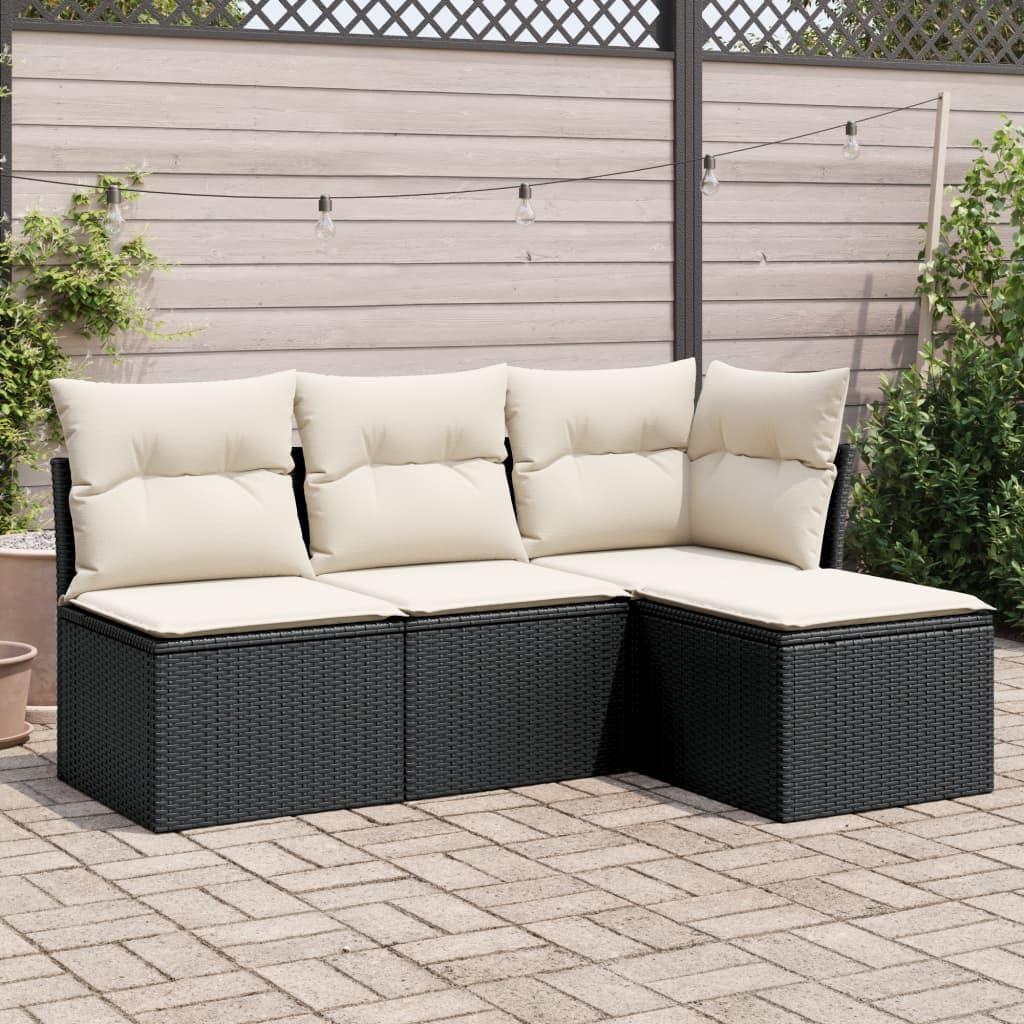 Our Take on the Black PE Rattan Garden Sofa Set: Stylish & Practical