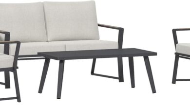 Our Honest Take on the Kaimei 4-Piece Cream White Patio Set