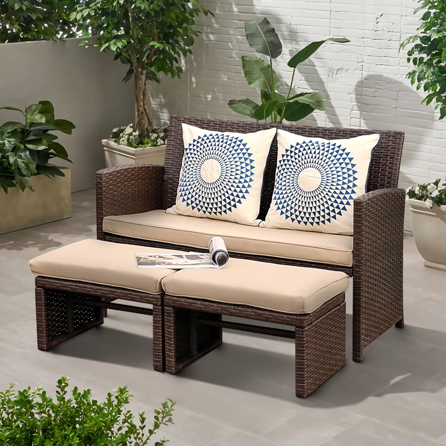 Why We Love the OC Orange-Casual Outdoor Loveseat Set