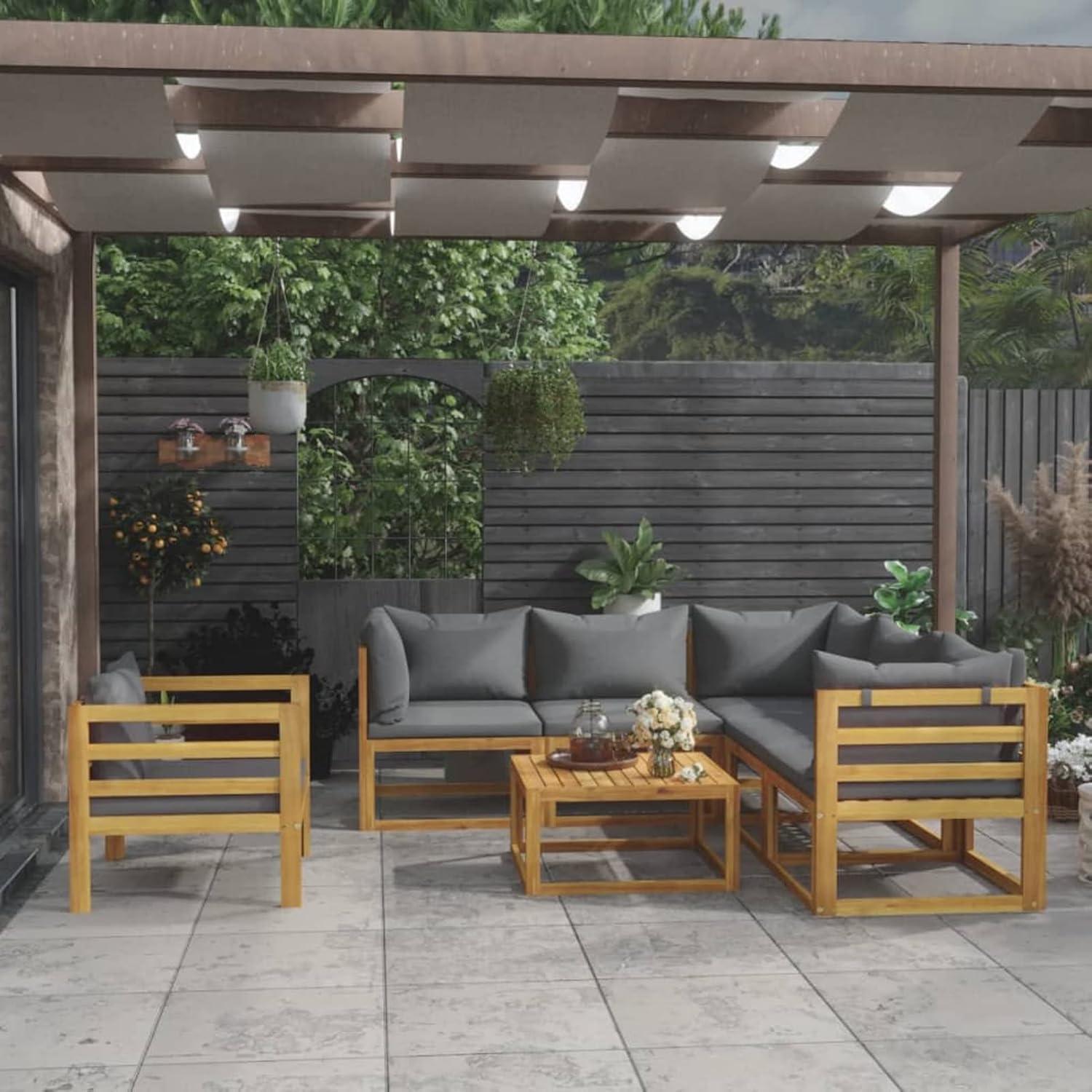 Our Honest Take: Tidyard 7-Piece Acacia Patio Set Reviewed