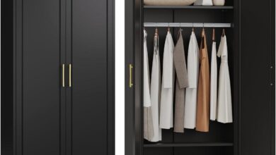Our Honest Take on the Sturdy 71″ Metal Armoire Wardrobe
