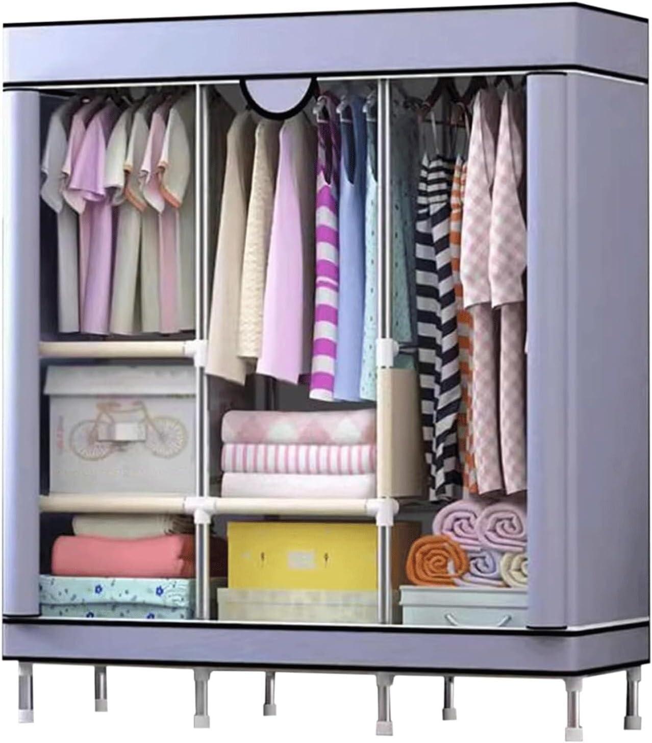 How We Organized Our Space with a Portable Wardrobe Closet