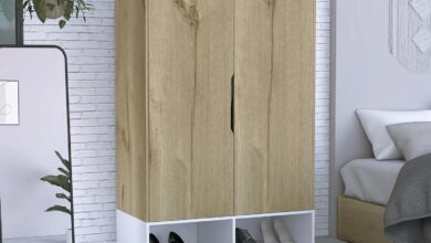 How Our Simple Wardrobe Armoire Transformed Bedroom Storage