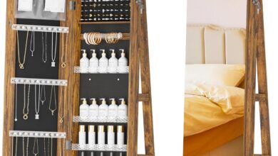 Our Honest Take: TJYGO Mirror Jewelry Cabinet with LED Lights