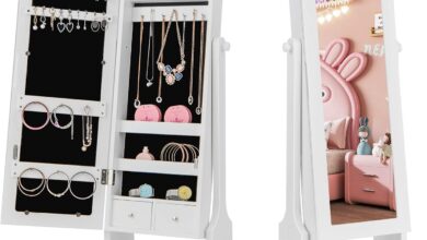 Our Honest Take on the HONEY JOY Kids Jewelry Armoire Cabinet
