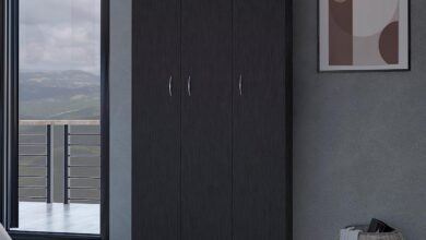 How We Organized Our Space with the 3 Door Black Wardrobe