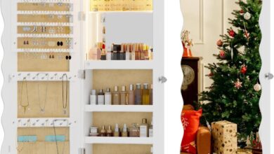 Our Honest Take on the HNEBC LED Jewelry Mirror Cabinet