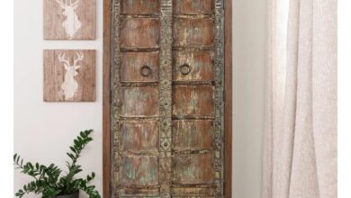 Discovering Our Unique Rustic Antique Carved Wood Armoire
