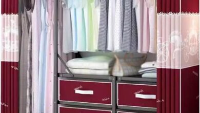 Our Take on the Foldable Closet with Spacious Drawer & Rail