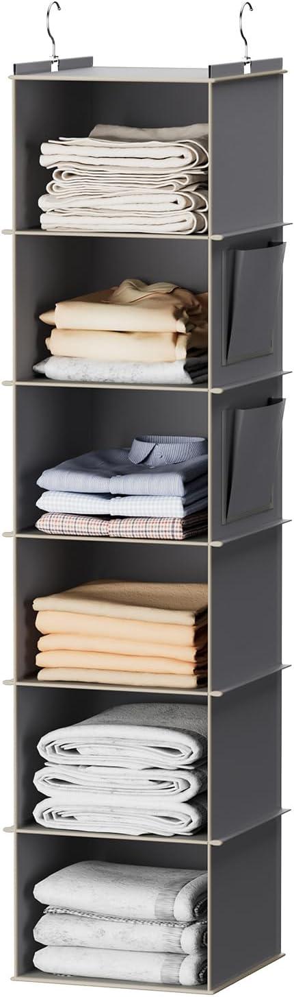 Maximizing Closet Space: Our Take on the 6-Shelf Hanging Organizer