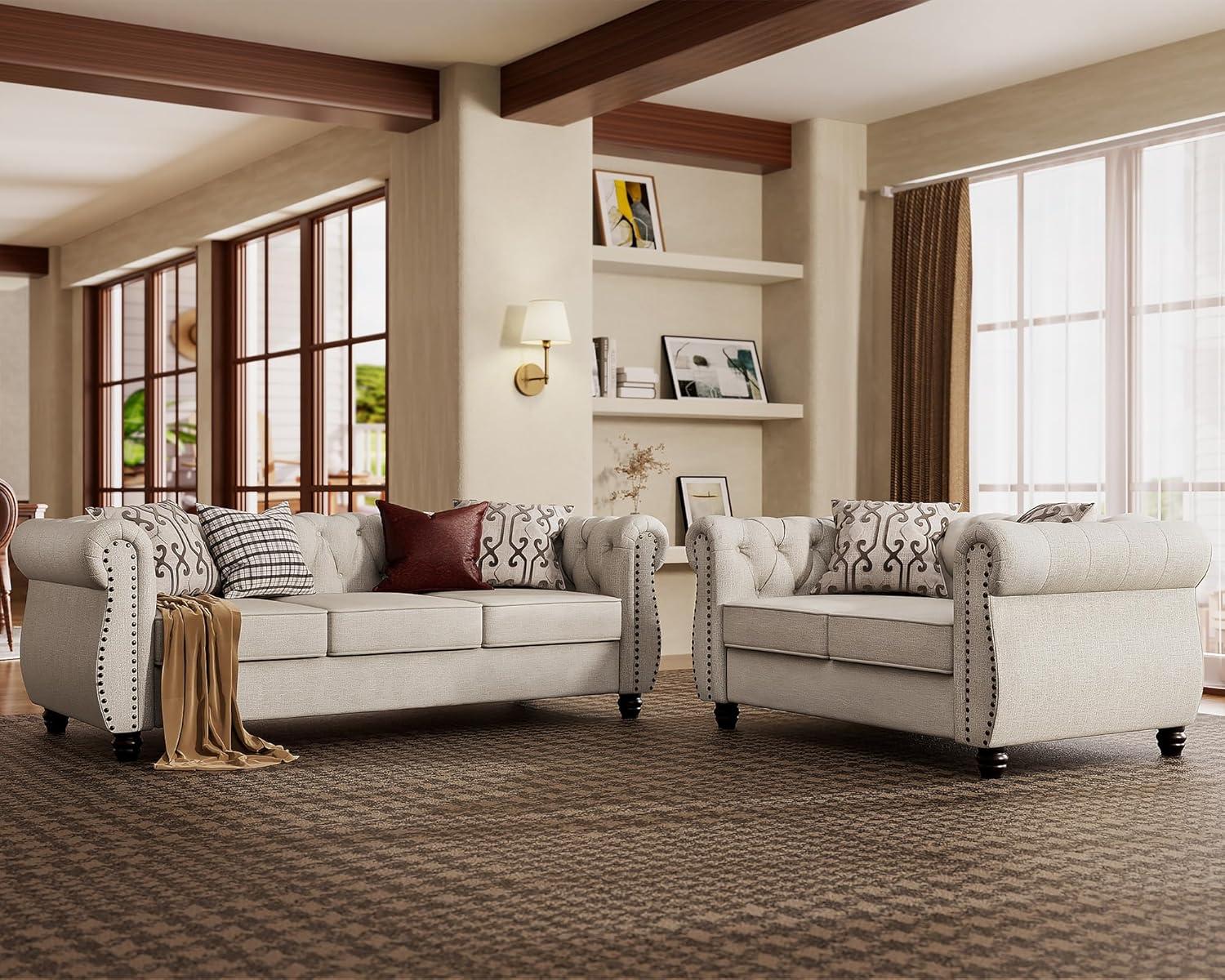 Why We Chose the Morden Fort 2-Piece Chesterfield Set