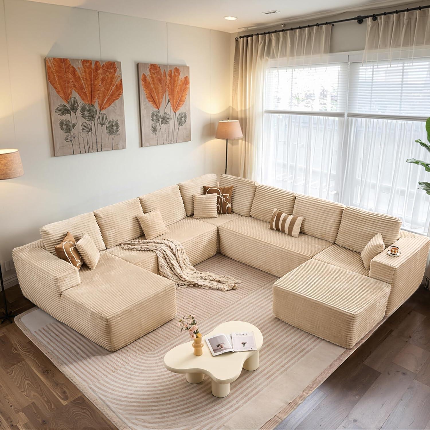 Our Cozy Experience with the Ovios Plush Modular Cloud Couch