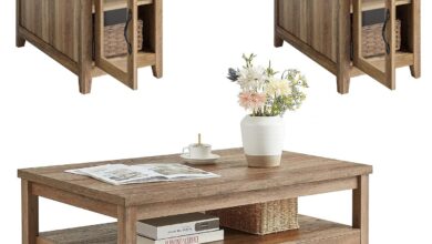 Our Honest Take on LINSY HOME’s Rustic & Modern Coffee Table Set