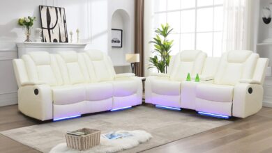 Our Take on the Caberryne Power Recliner Sofa Set with LEDs