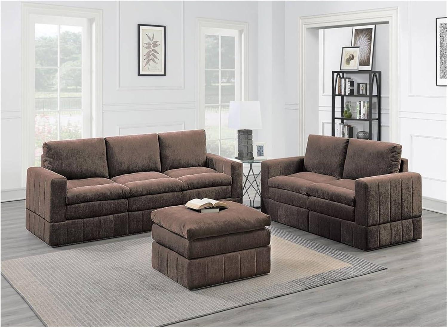 Our Take on the Plush Modern Modular Sofa Set for Cozy Living