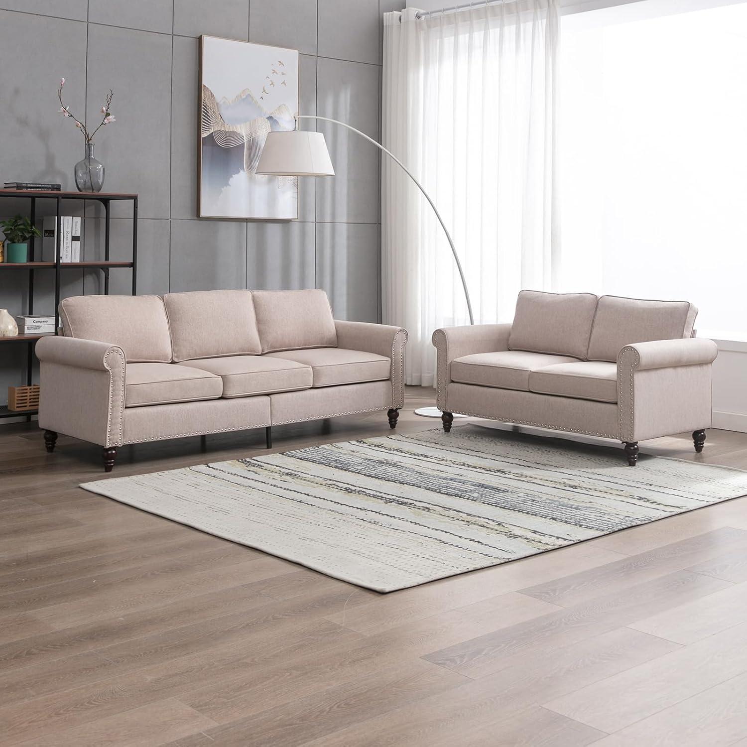 How We Found Comfort and Style in the CECER Beige Sofa Set