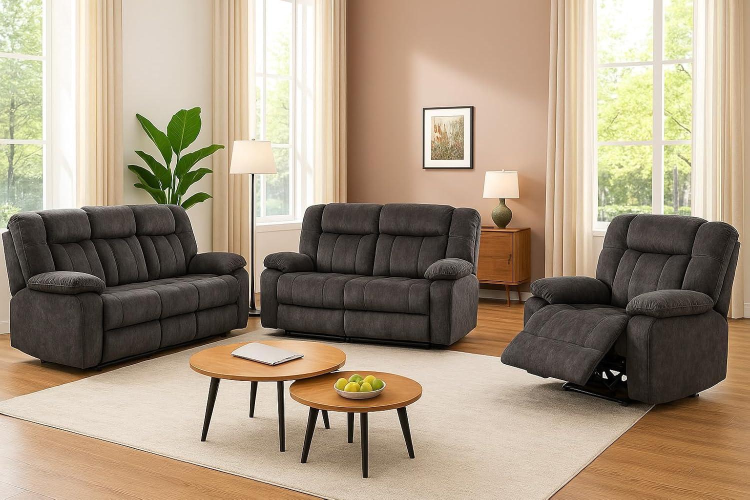 Our Honest Take on the LUCKLIFE Recline Sofa Set’s Comfort and Style