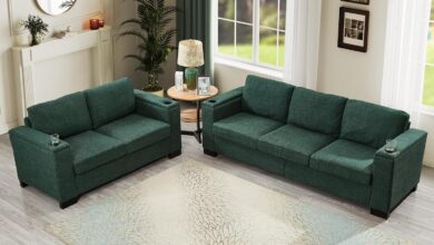 Our Honest Take on the Modern Green Sofa Set with Storage & Cup Holders