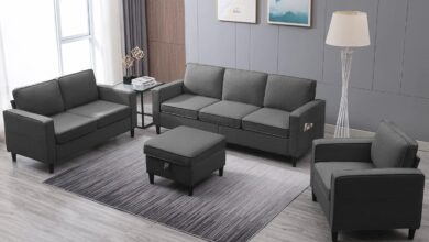 Our Take on the ZAFLY 4-Piece Dark Grey Modular Sofa Set