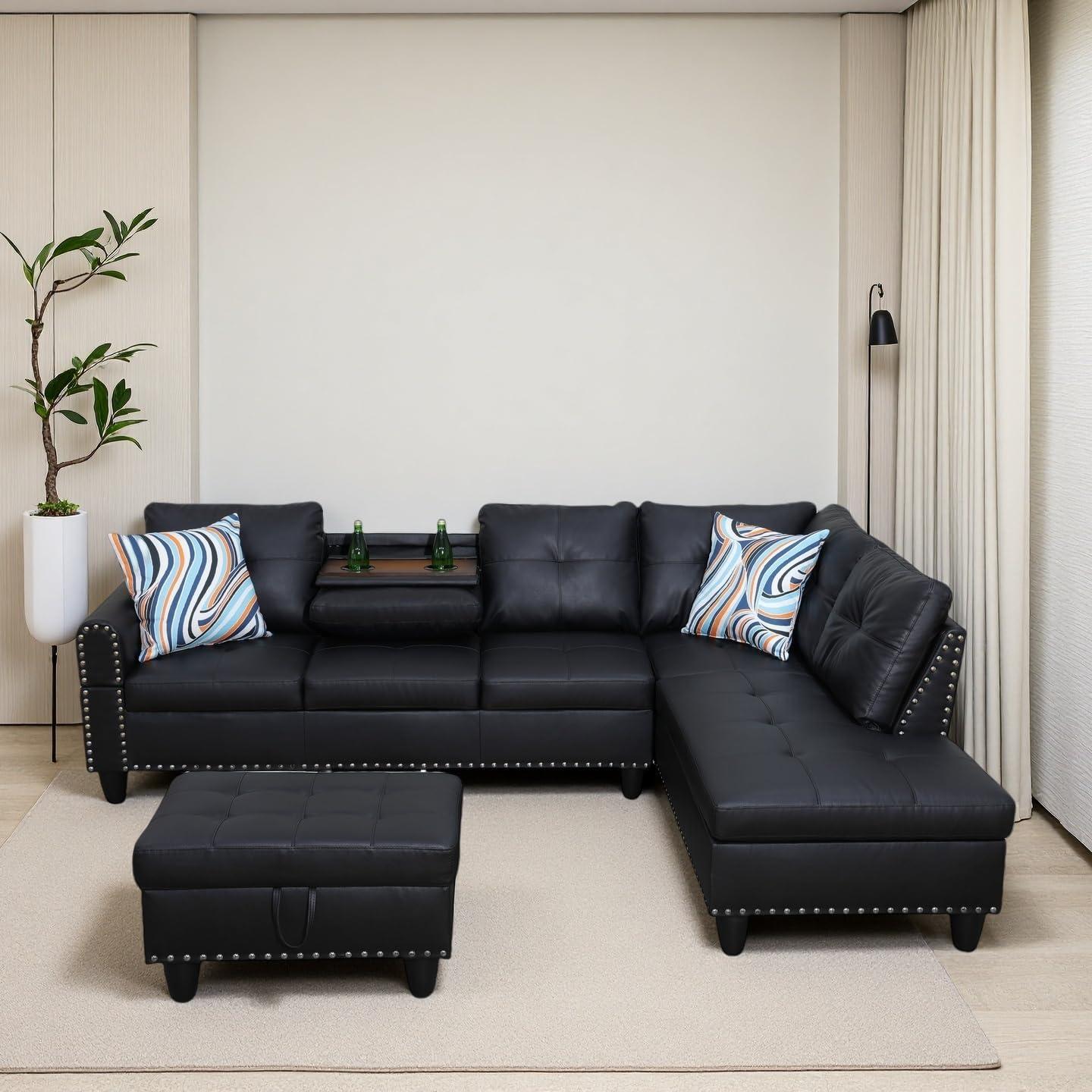 Our Take on the GlasFlength 4-Seat Modular Sectional Sofa Set