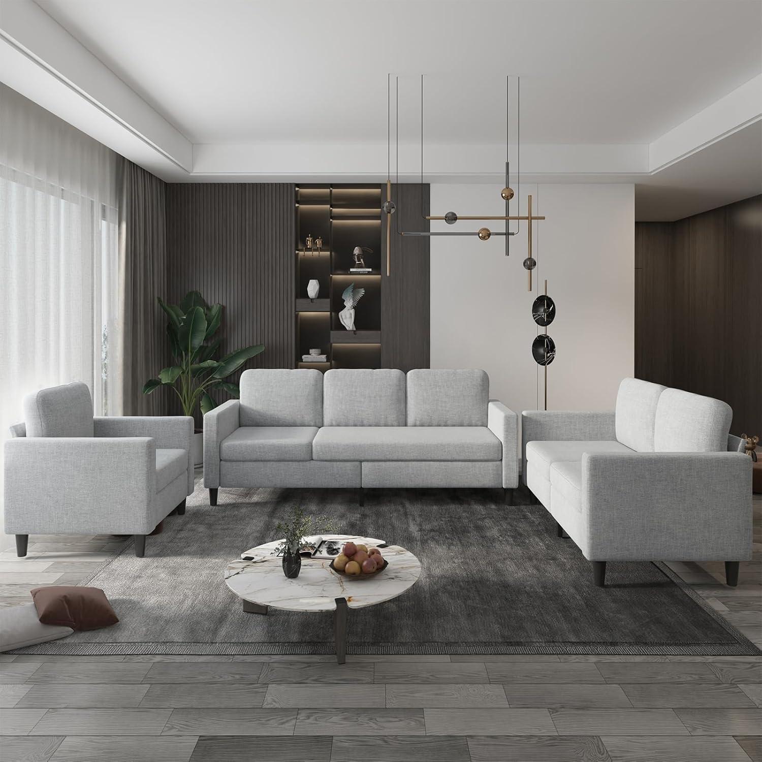 Our Honest Take on the PUREMIND 3-Piece Modern Sofa Set