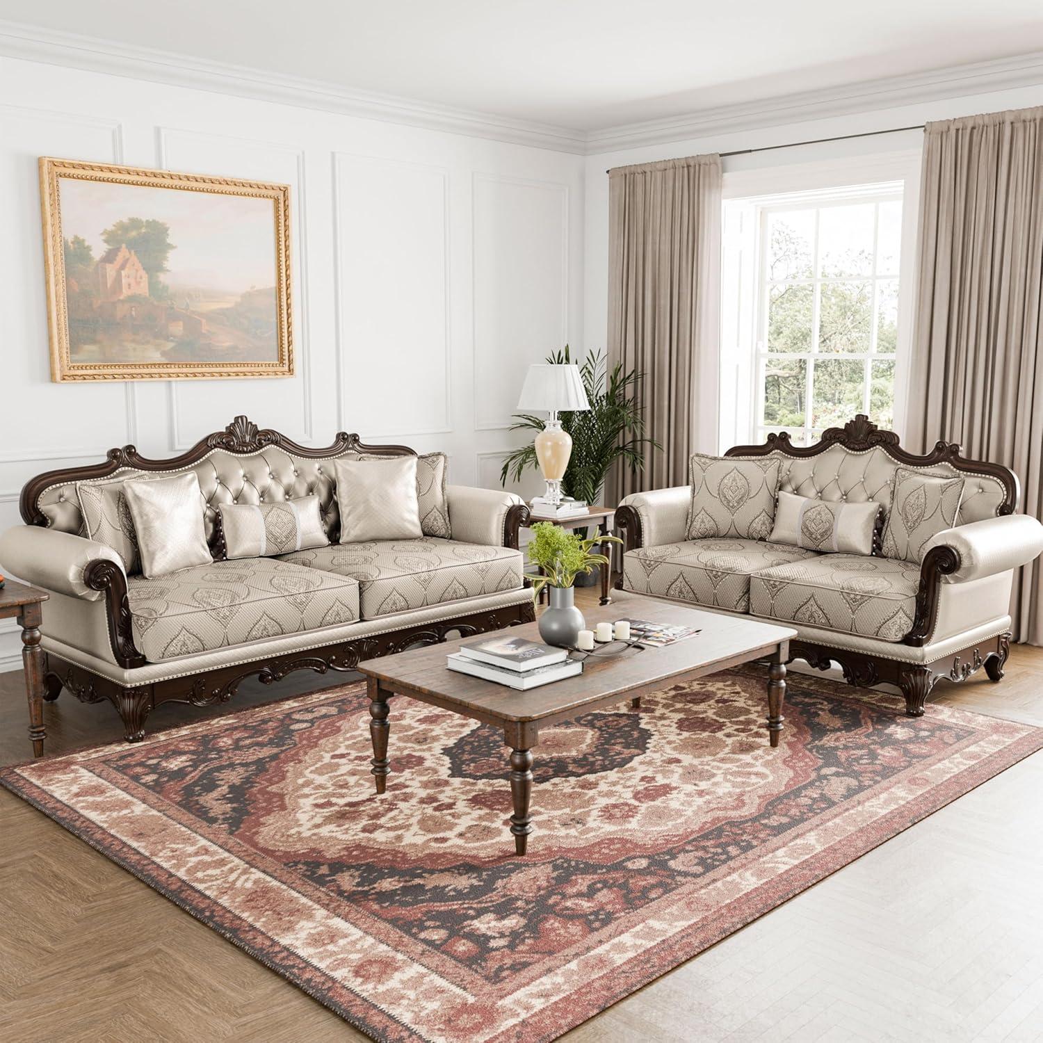 Our Honest Take on the Furniture of America Adelaide Sofa Set