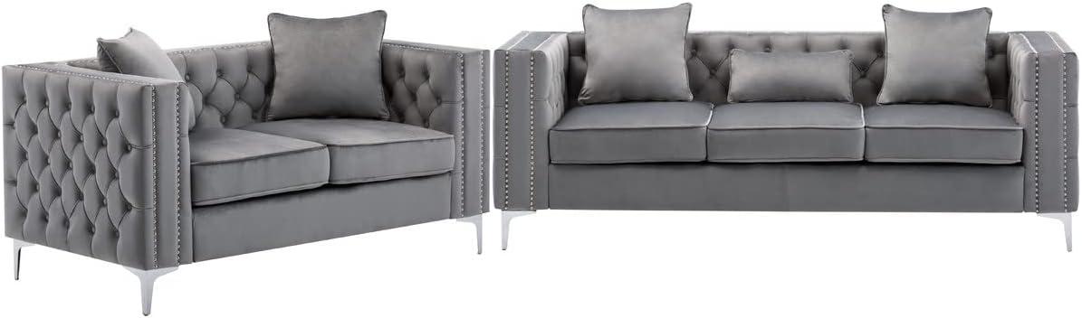 Our Take on the Lorreto Velvet Loveseat Set: Style Meets Comfort