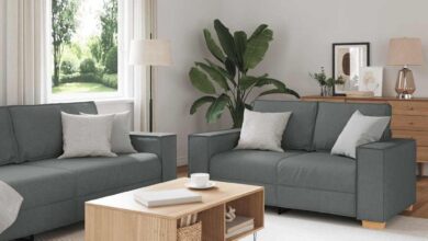 How Our Modern Dark Grey Sofa Set Transformed Our Small Space