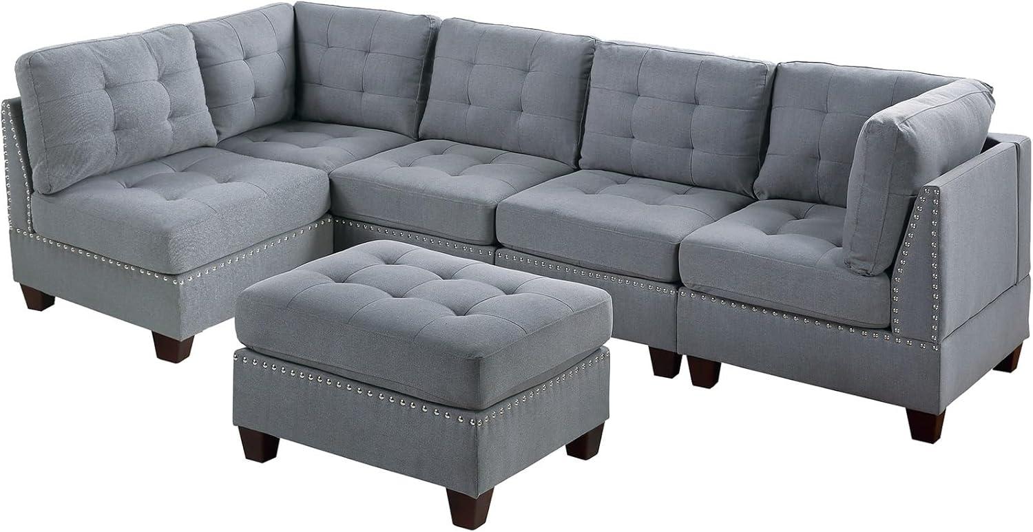 How We Made Our Space Stylish with This Modular Gray Sectional Set