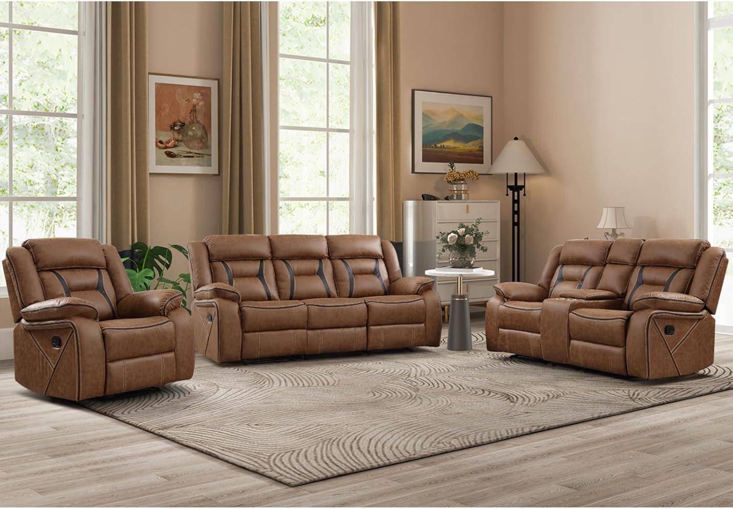 Our Honest Take on the EBELLO Recliner Sofa Set’s Comfort & Style
