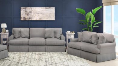 How We Transformed Our Space with This Stylish, Washable Sofa Set