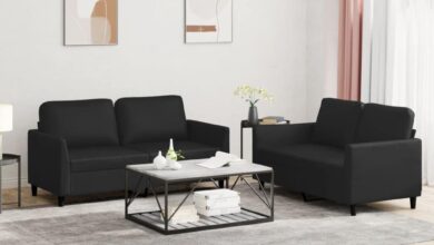 Our Honest Take: Sleek Black Faux Leather Sofa Set Review