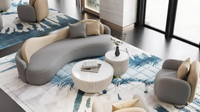 Discovering Comfort and Style with Our 102.4IN Modern Sofa Set