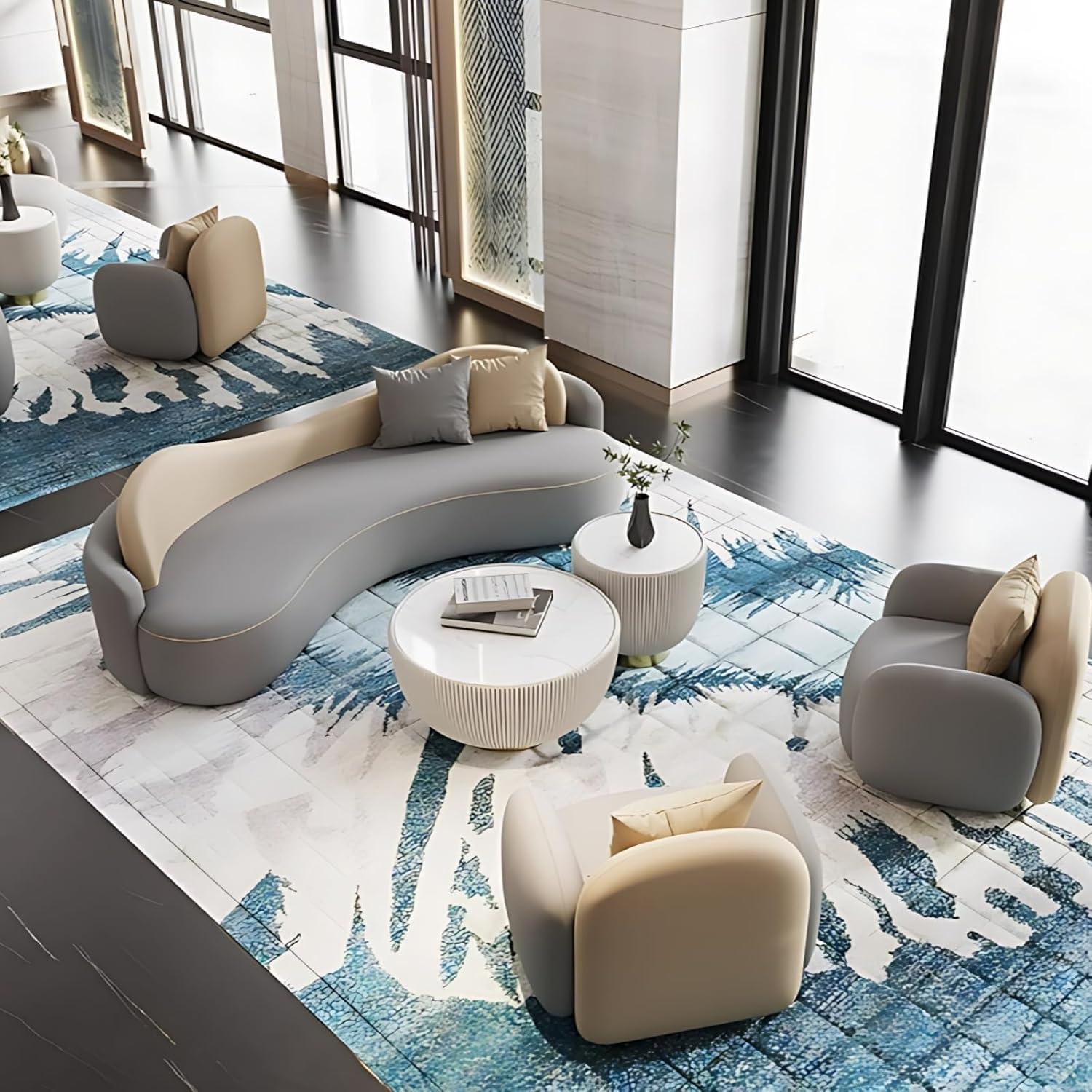 Discovering Comfort and Style with Our 102.4IN Modern Sofa Set